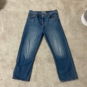 Levi’s ribcage jeans